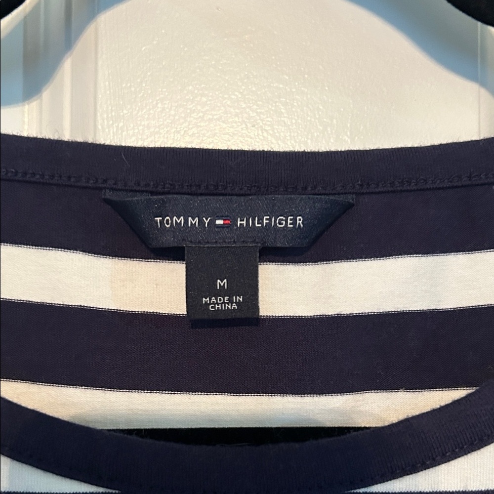 Tommy Hilfiger Navy and White Striped Dress - Picture 3 of 5